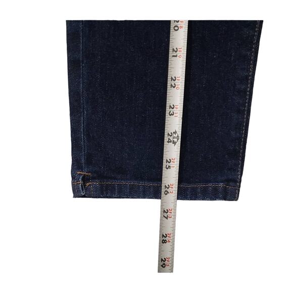 Lauren Jeans Co Ralph Lauren Womens Jeans Size 2 P Mid Rise Dark Wash Blue Denim - Picture 2 of 6